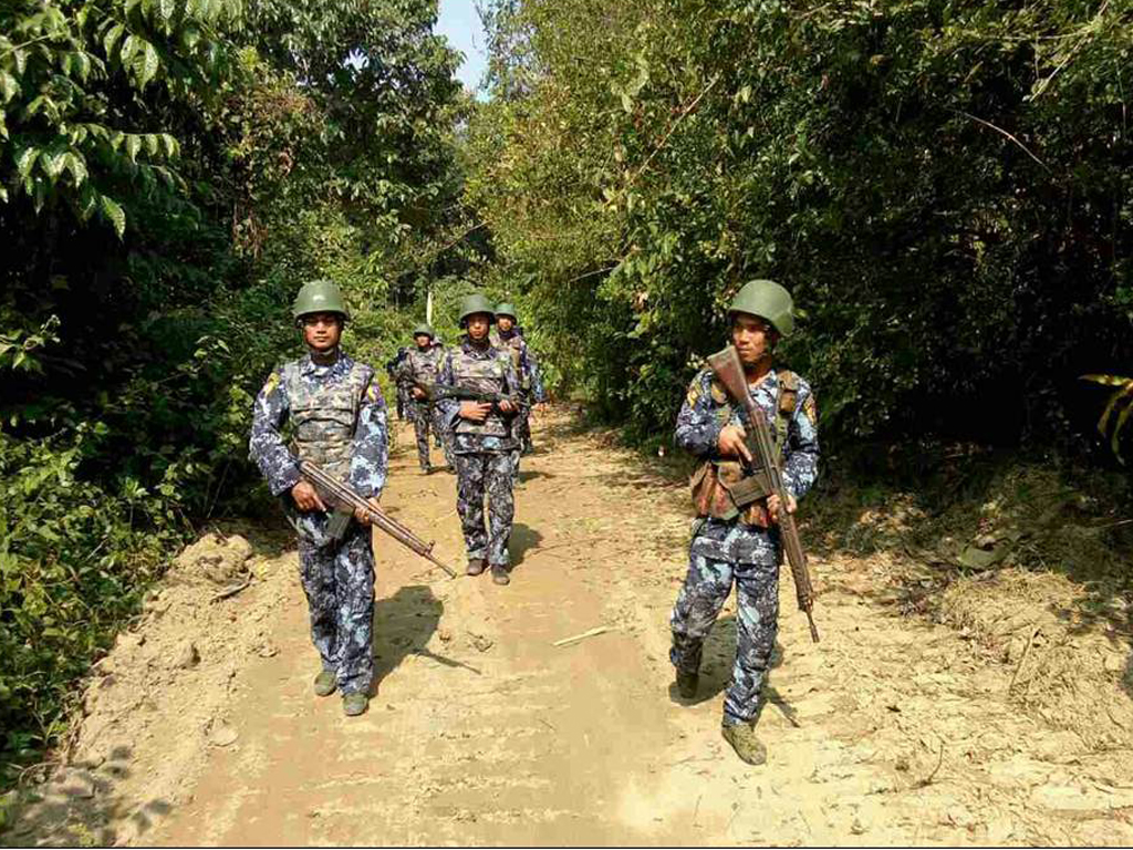 မြန်မာ-ဘင်္ဂလားဒေ့ရှ် နှစ်နိုင်ငံ နှစ်ဖက်ညှိနှိုင်း၍ မြေပြင်လှည့်ကင်းဆောင်ရွက်မှု