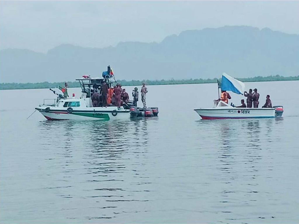 မြန်မာ-ဘင်္ဂလားဒေ့ရှ်နှစ်နိုင်ငံ နှစ်ဖက်ညှိနှိုင်း၍ ရေမိုင်လှည့်ကင်း ဆောင်ရွက်မှု