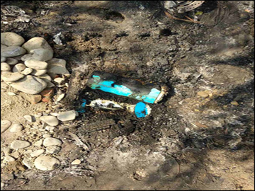 Discovering of Two Homemade Mines Planted by the So-Called PDF Terrorist Groups Near the Fence of Kalay District Court