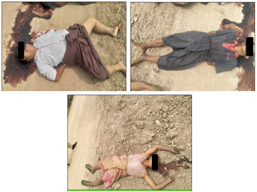 Two Men and A Woman were dead by Gunfire in Myingyan Township