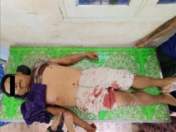 A man was dead and a woman was injured by gunfire in Ye Township.