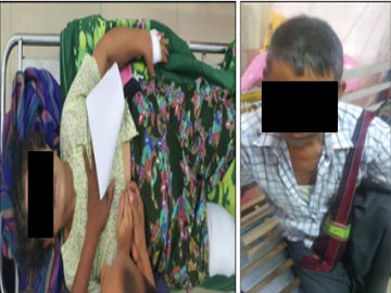   A male and  female were injured by gunfire in Wetlet Township.