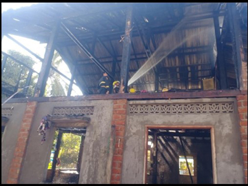 ပဲခူးတိုင်းဒေသကြီး၊ တောင်ငူခရိုင်၊ တောင်ငူမြို့နယ်၊ ဘိုကတော်ကျေးရွာအုပ်စု၊ ကြို့ကုန်းကျေးရွာတွင် နေအိမ်မီးလောင်မှု