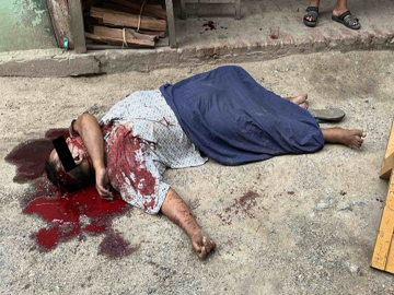 A man shot dead in No. (7) Ward of Shwebo Town, Sagaing Region.
