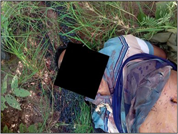 A man shot and stabbed to death near Sam Gyi Village in Chauk Township of Magway Region.