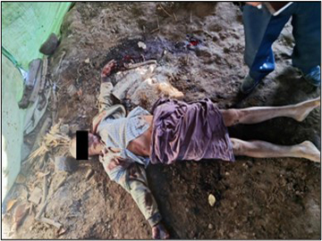 A man shot dead near Nwe Kauk Village in Thegon Township of Bago Region.
