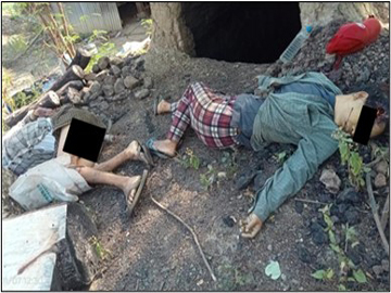 A man and woman shot dead in Yae Kyi Kone Village, Pyay Township of Bago Region.