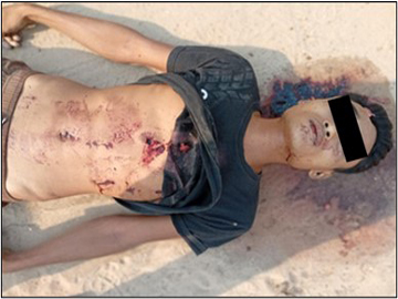 Innocent Civilian Shot Dead by Terrorists in Chauk Township of Magway Region.