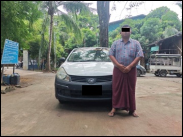 စစ်ကိုင်းတိုင်းဒေသကြီး၊ စစ်ကိုင်းမြို့နယ်၌ ဖမ်းဆီးအရေးယူထားသည့် လိုင်စင်မဲ့မော်တော်ယာဉ်များ၏ မှတ်တမ်းဓာတ်ပုံ။