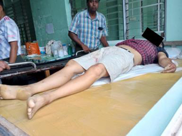 မကွေးတိုင်းဒေသကြီး၊ မင်းလှမြို့နယ်၌ PDF အမည်ခံ အကြမ်းဖက်သမားများက သေနတ်ဖြင့် ပစ်ခတ်တိုက်ခိုက်ခဲ့မှုကြောင့် အပြစ်မဲ့ အရပ်သားပြည်သူ တစ်ဦး သေဆုံးမှု မှတ်တမ်းဓာတ်ပုံ။