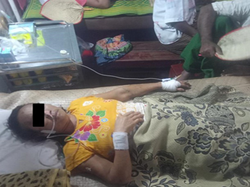 An innocent civilian sustained stab wounds by a so-called PDF terrorist in  Kawkareik Township of Kayin State.