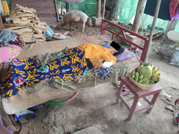စစ်ကိုင်းတိုင်းဒေသကြီး၊ စစ်ကိုင်းမြို့နယ်၌ PDF အမည်ခံ အကြမ်းဖက်သမားများက သေနတ်ဖြင့် ပစ်ခတ်သတ်ဖြတ်ခဲ့မှုကြောင့် အပြစ်မဲ့ အရပ်သားပြည်သူ တစ်ဦး သေဆုံးမှု မှတ်တမ်းဓာတ်ပုံ။