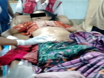 မန္တလေးတိုင်းဒေသကြီး၊ မတ္တရာမြို့နယ်၌ PDF အမည်ခံ အကြမ်းဖက်အဖွဲ့ကလက်နက်ကြီးဖြင့် ပစ်ခတ်တိုက်ခိုက်ခဲ့မှုကြောင့် အပြစ်မဲ့ အရပ်သားပြည်သူ တစ်ဦး သေဆုံးမှု မှတ်တမ်းဓာတ်ပုံ။