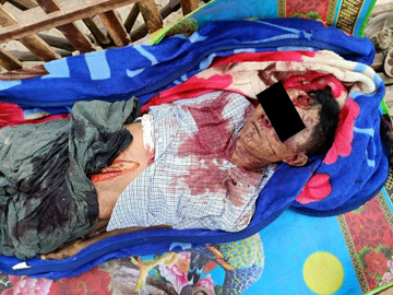 A Village Administrator stabbed to death by a so-called PDF terrorist group in Meiktila Township of Mandalay Region.
