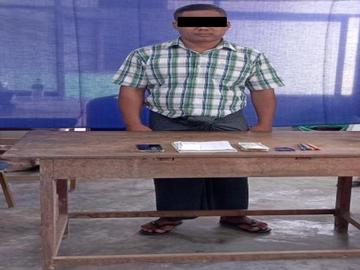 ပြည်ထောင်စုနယ်မြေ၊ နေပြည်တော်၊ တပ်ကုန်းမြို့နယ်၌ နှစ်လုံး/သုံးလုံးထီ လောင်းကစားပြုလုပ်သူအား ဖမ်းဆီးအရေးယူမှု မှတ်တမ်းဓာတ်ပုံ။