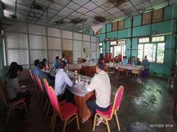 ရှမ်းပြည်နယ်၊ လားရှိုးခရိုင်၊ လားရှိုးမြို့နယ်၊ လားရှိုးတက္ကသိုလ်၌ ၂၀၂၅-၂၀၂၆ ပညာသင်နှစ်တွင် လားရှိုးတက္ကသိုလ် အမြန်ပြန်လည်ဖွင့်လှစ်နိုင်ရေးအတွက် လုပ်ငန်းညှိနှိုင်းအစည်းအဝေး ကျင်းပမှု မှတ်တမ်းဓာတ်ပုံ။