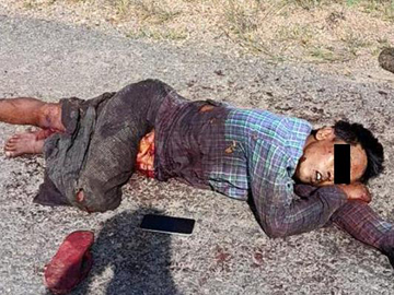 Innocent Civillian Killed Due to a Mine Explosion Planted by the so-called PDF Terrorist Group in Mygway Township of Magway Region.