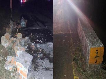 KNU Terrorists and So-Called PDF Terrorists Blow Up No. (4/2) Reinforced Concrete Bridge on Hpa-an–Thaton Road in Hpa-an Township of Kayin State.