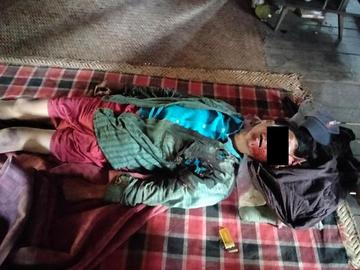 An innocent civilian shot dead by so-called PDF terrorists in Taungdwingyi Township of Magway Region.