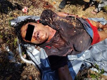 An innocent civilian stabbed to death by so-called PDF terrorists in Ywarngan Township of Shan State.