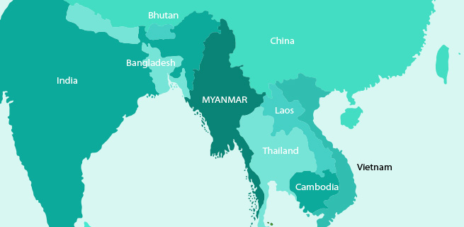 region in asia burma